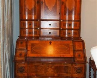 Pretty Biedermeier Repro. Secretary