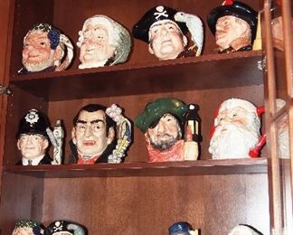 Collection R. Doulton Toby Mugs