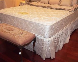 French Needlepoint Bench