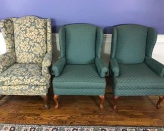 3 Wingback Chairs https://ctbids.com/#!/description/share/162831