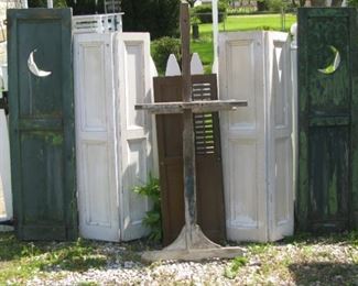 More shutters and easel