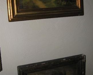 Oil on board & canvas