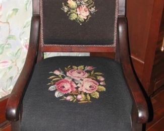 Nice vintage needle point chair