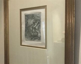 Rare Renoir Etching