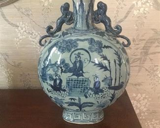 Large 19th century asian Vase