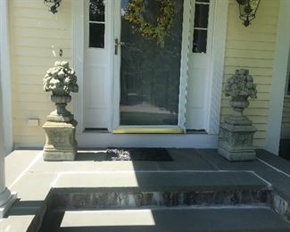 Very large vintage concrete Decorative Pieces, Very heavy and large