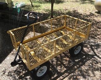 Outdoor utility cart
