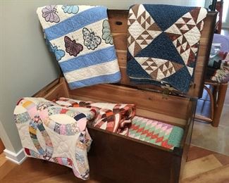 Quilts & chest