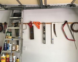 Tools & 2 ladders