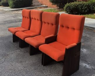 Lane Brutalist dining chairs
