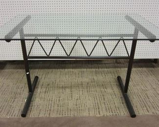 $48.00 Glass top table