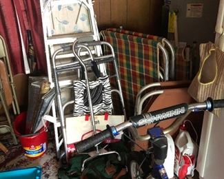 Garage Items: Folding  Ladder, and More!