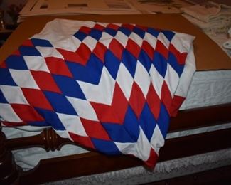 Patriotic Hand Made Quilt