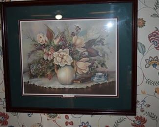 Beautiful Framed Print entitled "Memories and Magnolias"