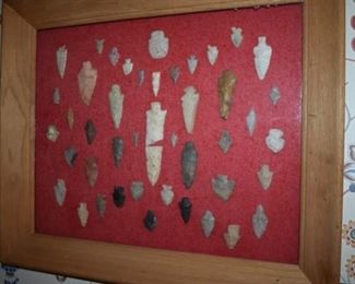Authentic American Indian Arrowhead Collection
