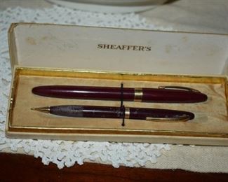 Collectible Vintage Schaffer's Pen and Pencil Set