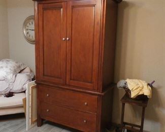 entertainment armoire matching bedroom suite