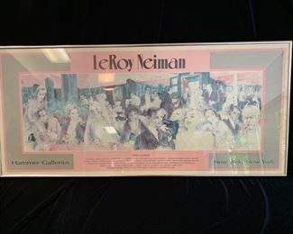 2. Leroy Neiman Polo Lounge Poster Signed from Hammer galleries (40" x 18")