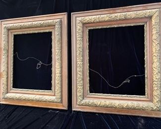 11. Pair of Carved Frames (26" x 31") (no glass)