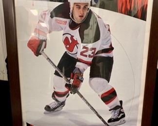 47. Scott Gomez Hockey Framed Poster