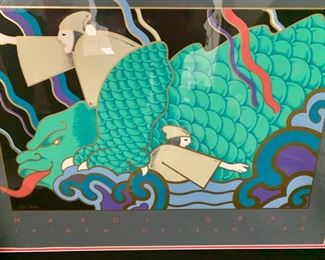 51. Hugh Pick Mardi Gras Poster 1988 (35" x 27")