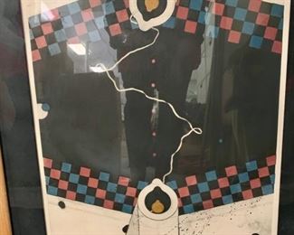 52a. Signed Lithograph by Araki 80/120 (27" x 32")