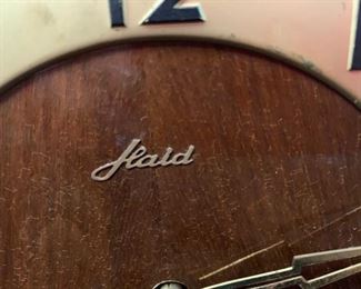 63. Haid Wood Mantel Clock (23" x 7" x 9")