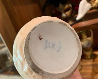 10. Porcelain Vase w/ Mountain Scene (9'')
11. Royal Wettina Footed Porcelain Vase (10'')
12. Rudolstadt Porcelain Bud Vase (7'')