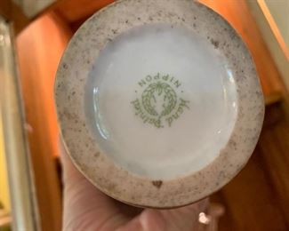 14. Kimmel Porcelain Vase w/ Iris & Gold Accent Vienna (10'')
15. Nippon Handpainted Porcelain Vase w/ Grapes (13'')