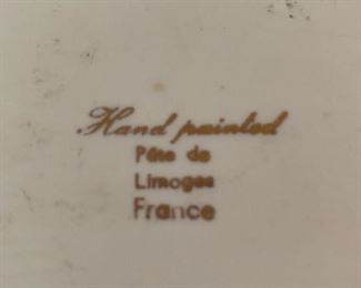 28. Handpainted Limoge Tray (17'' x 13.5'')