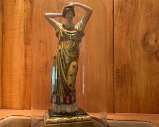 33. Figurine Under Glass (12'')