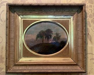 117. Oval Frame Home (21'' x 19'')