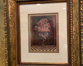 122. Christemsem in Carved Gilt Antique Frame (25'' x 30'')
