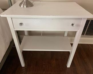 132. 1 Drawer Rustic End Table (29'' x 19'' x 30'')