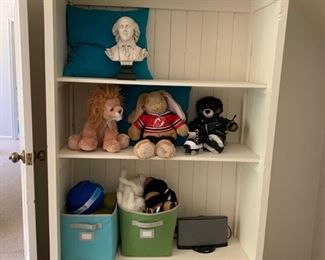 140. White 2 Drawer Bookcase (45'' x 20'' x 76'')
