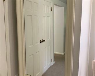 141. White Framed Mirror (36'' x 59'')