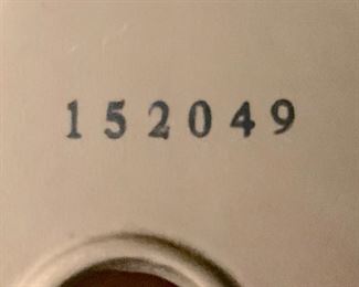 60. Wm. Knabe & Co. Baby Grand in Satin Ebony Finish, #152049, w/ Cheetah Print Bench, 5'4"