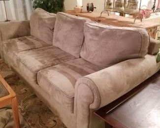 Microfiber sofa