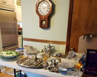 Beautiful platters and glassware