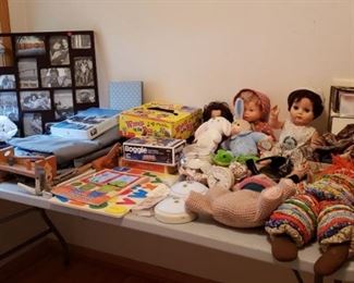 Variety of dolls, games for everyone