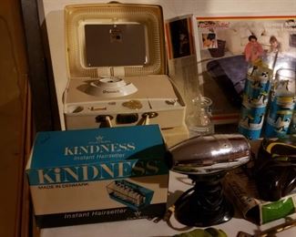 Vintage Home Hair Salon items.