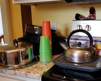 Retro cookware and other items