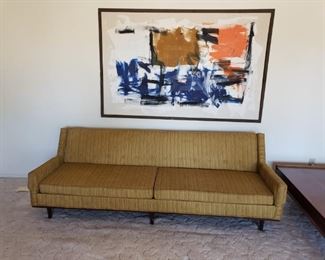 Awesome Selig-Monroe mid century Danish sofa!