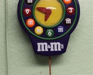 M&M wall clock