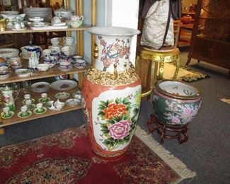 Large Asian floor vase