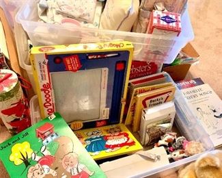 Baby vintage toys games clothing