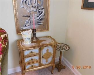 Vintage Italian Florentine night stands.