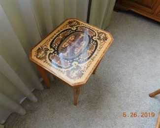 Inlay music box table.