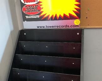 CD rack from Tower Records Hollywood location