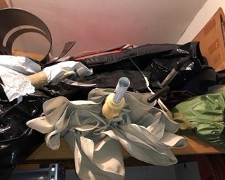 Camping equipment & yard decor